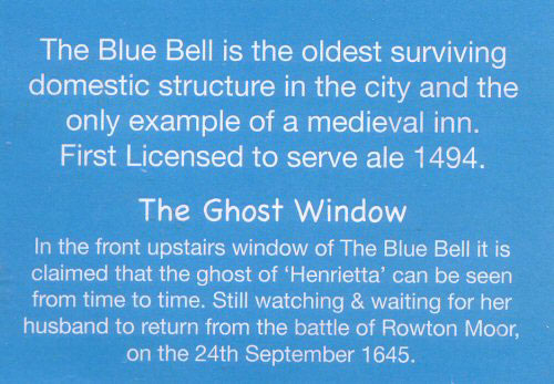 Chestertourist.com - The Ghost Window The Blue Bell Inn Page 3
